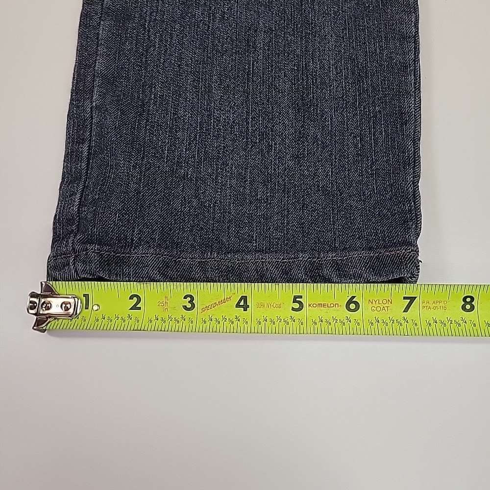 Gloria Vanderbilt Amanda Med Rise Crop Jeans Women Size 8 Blue Straight Crop Den - Picture 8 of 16